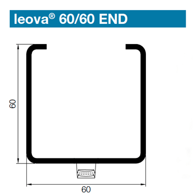 Voest Endpfahl 60/60, 3.00m